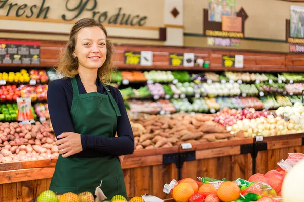 clerk at Grocery store