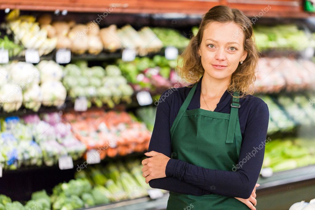 Фото Продавца Продуктового Магазина