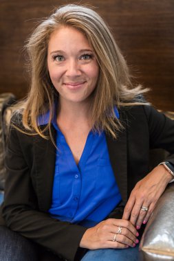 Güzel iş kadını.