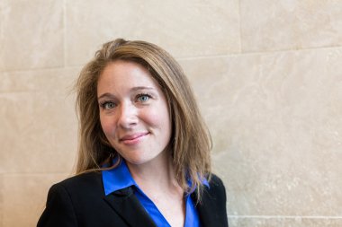 Güzel iş kadını.