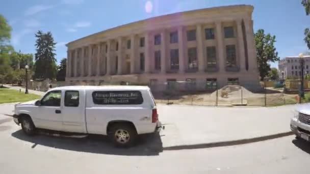 Condução através do centro de Denver — Vídeo de Stock