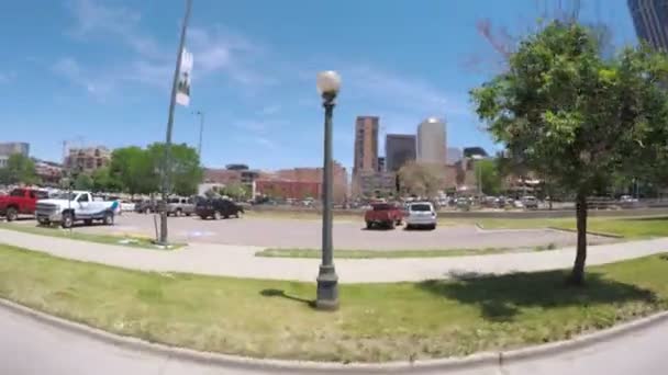Şehir Denver ile sürüş — Stok video