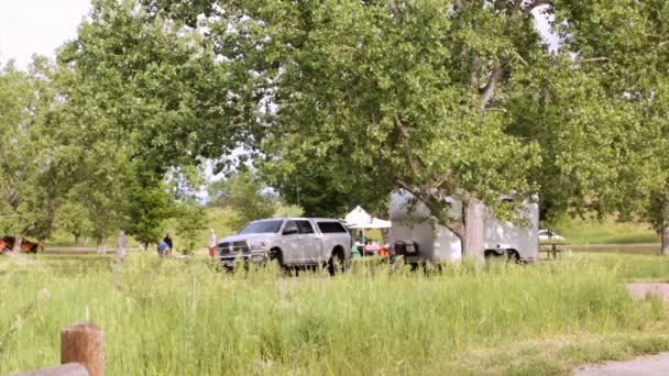 Camping d'été au parc national Cherry Creek — Video