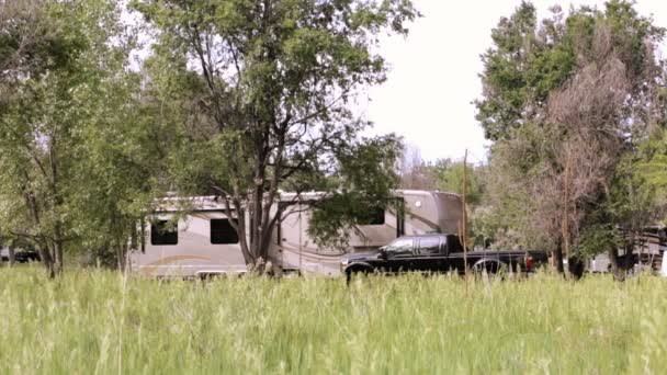 Acampamento de verão no Cherry Creek State Park — Vídeo de Stock