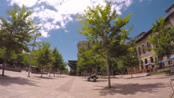 Plaza at front of the Union Station. — Stock Video