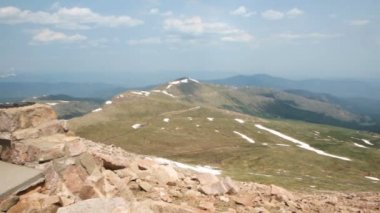 Mount Evans üstten görüntülemek.