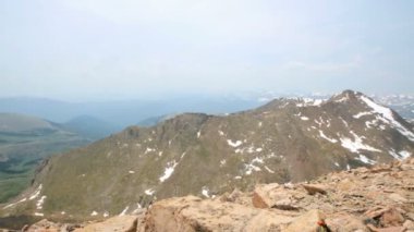 Mount Evans üstten görüntülemek.