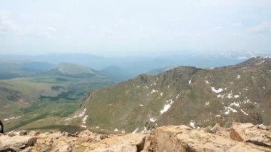 Mount Evans üstten görüntülemek.