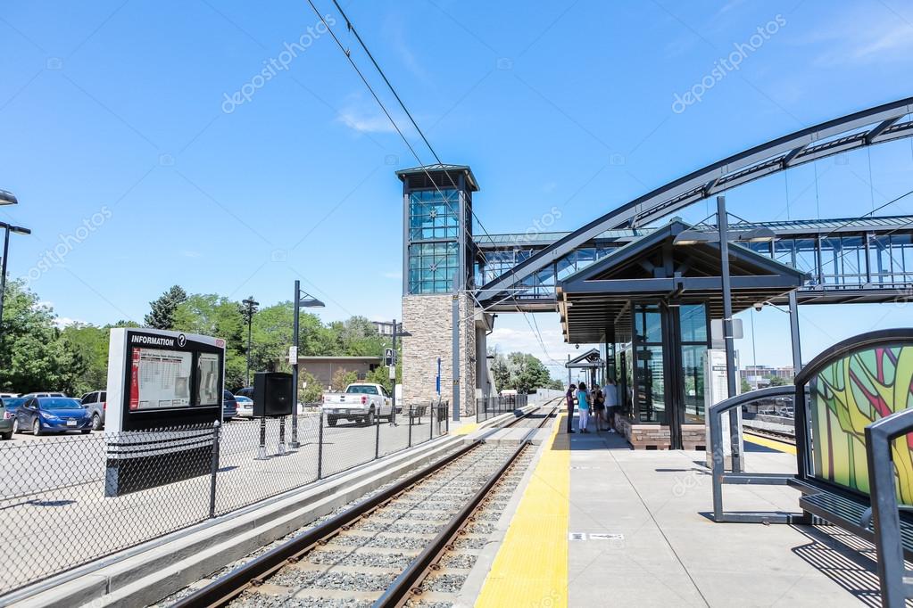 Orchard light rail station. Stock Editorial Photo © urban_light