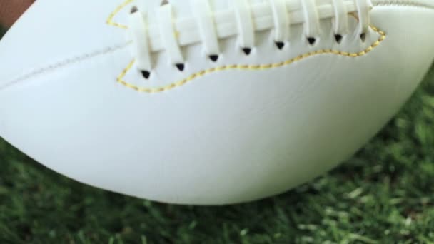 American Football Close up — Stock Video