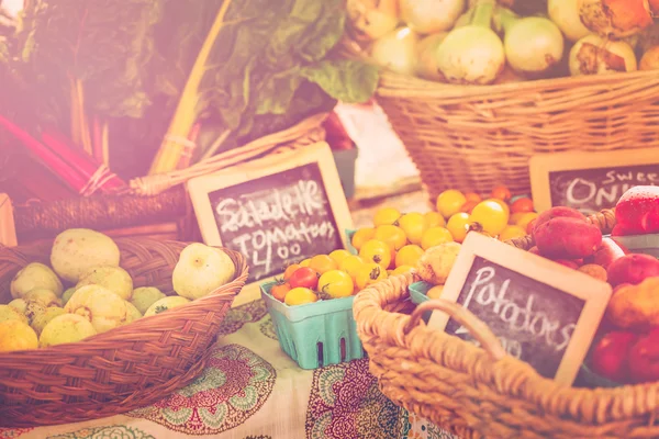 Vue du marché des agriculteurs — Photo