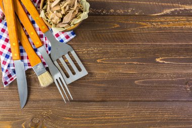 Barbekü mini mutfak takımı