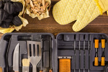 Barbekü mini mutfak takımı