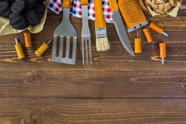 Barbekü mini mutfak takımı