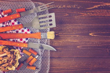 Barbekü mini mutfak takımı