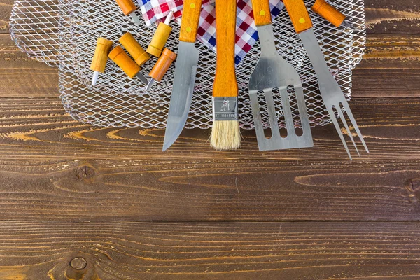 Conjunto de cozimento churrasco — Fotografia de Stock