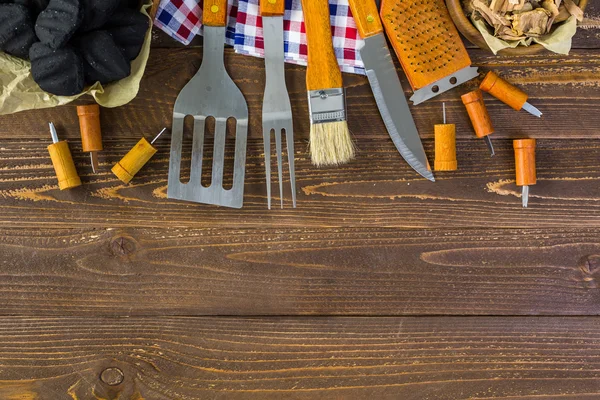 Conjunto de cozimento churrasco — Fotografia de Stock