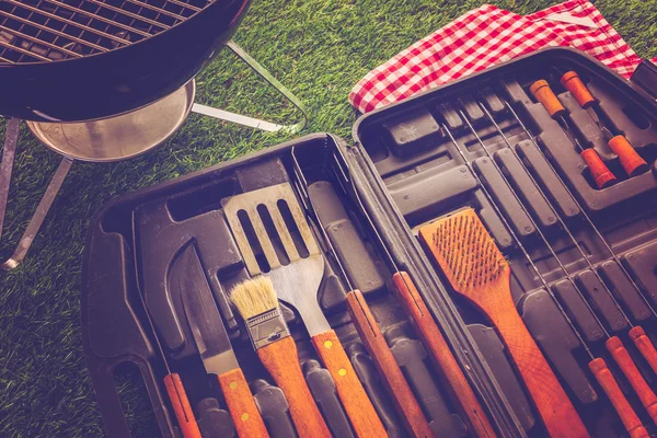 Barbecue Cooking Set — Stock Photo, Image
