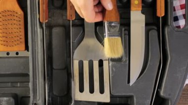 Barbekü mini mutfak takımı