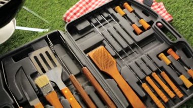 Barbekü mini mutfak takımı