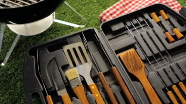 Barbekü mini mutfak takımı