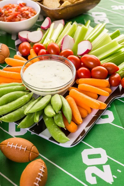 Aperitivos para la fiesta de fútbol —  Fotos de Stock