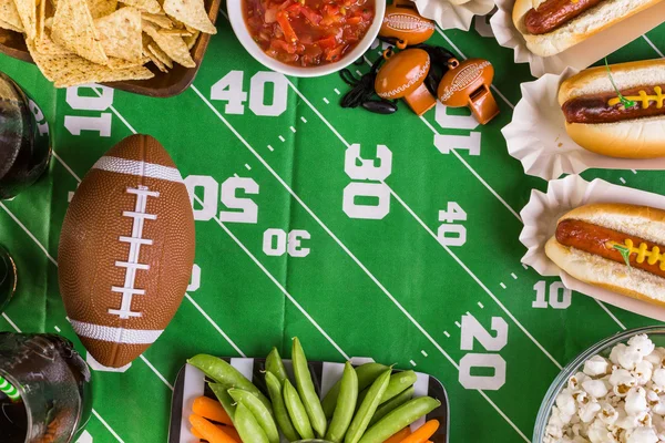 Aperitivos para la fiesta de fútbol — Foto de Stock