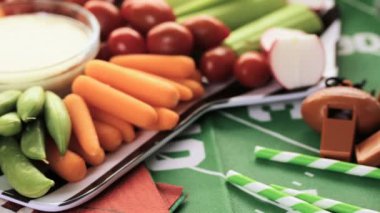 Futbol partisi için meze