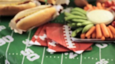 Futbol partisi için meze