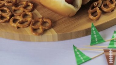 Futbol partisi için meze