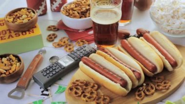 Futbol partisi için meze