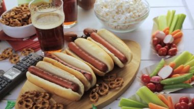 Futbol partisi için meze