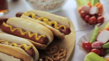 Futbol partisi için meze