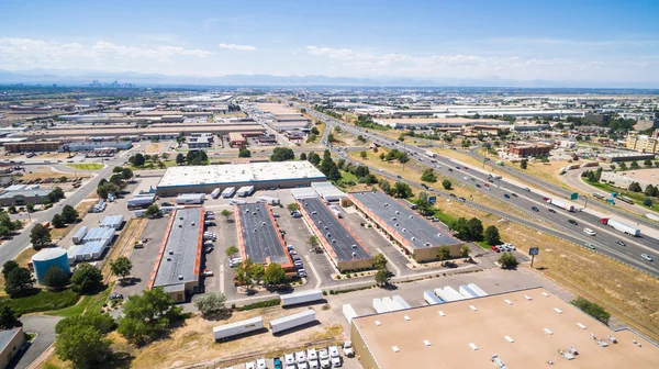 Uitzicht op industriepark — Stockfoto