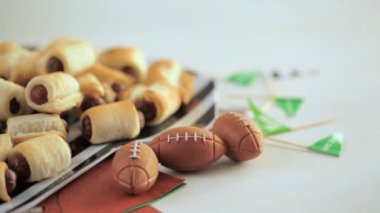 Futbol partisi gıda