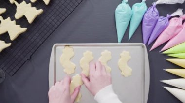 Tek boynuzlu at şekerli kurabiyeler..