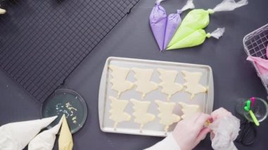 Tek boynuzlu at şekerli kurabiyeler..