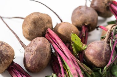 Ağacın üstünde salata hazırlamak için gerekli malzemeler..