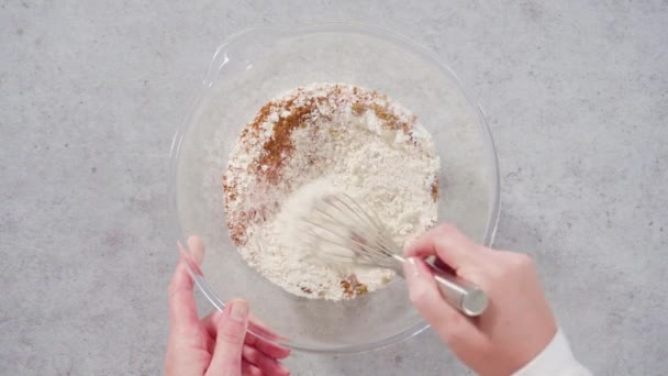 Mutfakta Taze Pişmiş Krep Yapıyorum — Stok video