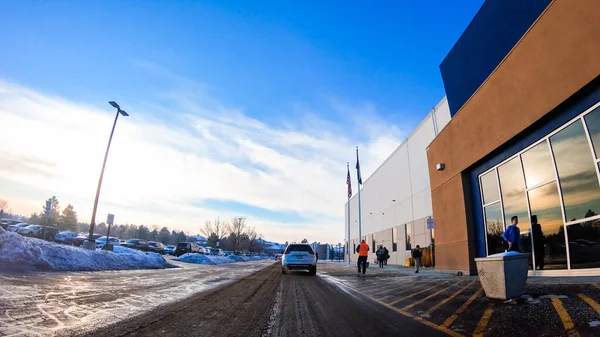 Denver Colorado Usa Februari 2020 Rijden Door Typisch Amerikaanse Voorsteden — Stockfoto