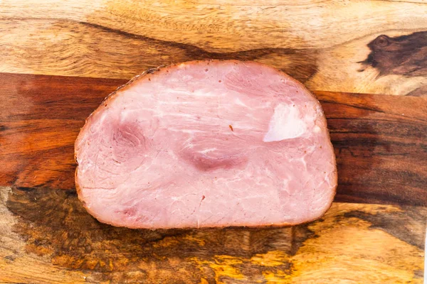 Fetta Prosciutto Biologico Miele Tagliere — Foto Stock