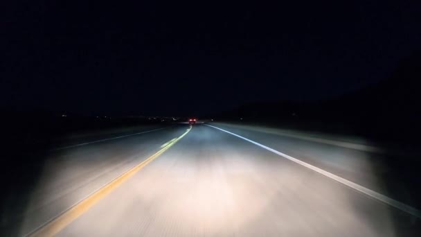 Conduite Sur Les Routes Pavées Typiques Banlieue Amérique — Video