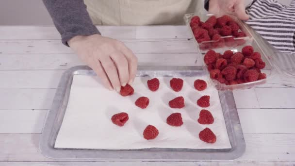 Koken Vegetarische Witte Bonensoep Gietijzeren Hollandse Oven — Stockvideo