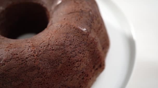 Mengen Van Ingrediënten Voor Bereiding Van Citroen Cranberry Bundt Cake — Stockvideo