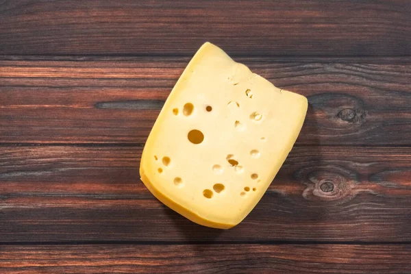 Piatto Grande Cuneo Semi Molle Parzialmente Scremato Formaggio Svizzero Uno — Foto Stock