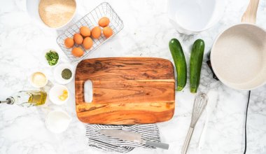 Düz yatıyordu. Kabak yapmak için organik kabak derecelendiriyorum..