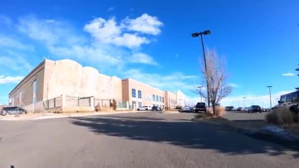 Denver Colorado Januari 2020 Rijden Typische Verharde Wegen Voorstedelijk Amerika — Stockvideo