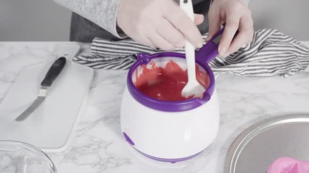 차근차근 초콜릿 모양을 만들기 초콜릿 — 비디오