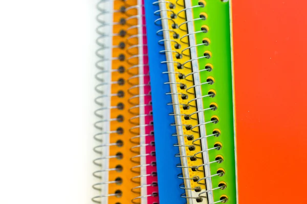 Cadernos, Material escolar — Fotografia de Stock