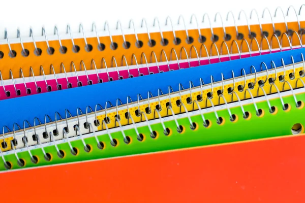 Carnets de notes, fournitures scolaires — Photo